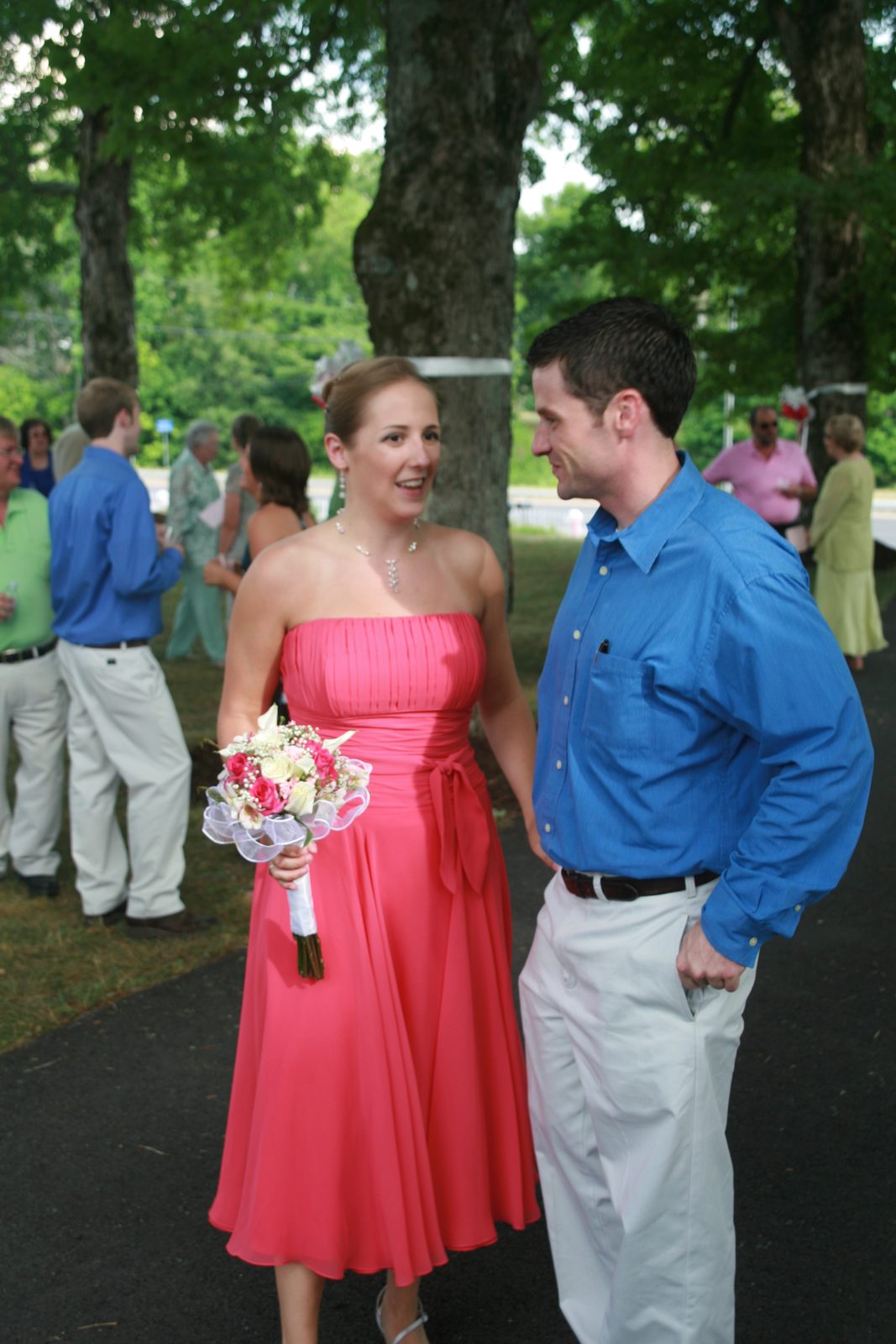 Catherine snuck away from pictures for a few minutes...